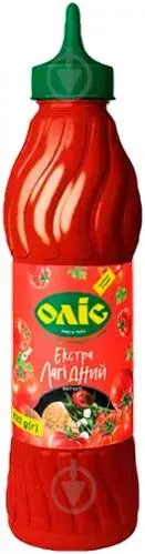 Кетчуп Екстра Лагідний 830г ТМ Оліс пляшка