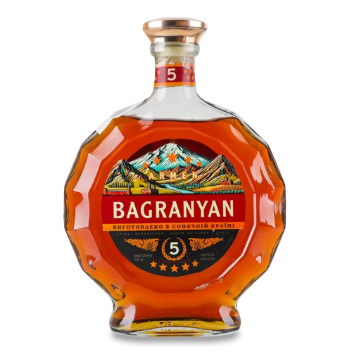 Бренді Ординарний 37% 5 років Armen Bagranyan, скляна банка, 500мл