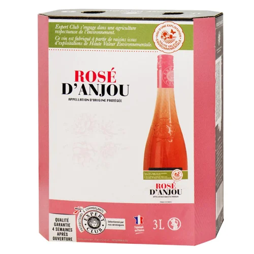 Вино La Croix du Pin D'anjou рожеве сухе 11% 3л