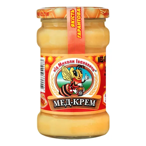 Мед-крем квітковий від Миколи Івановича 400г