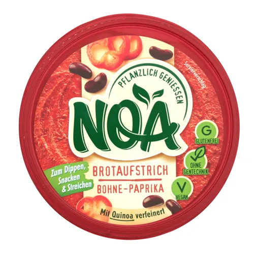 Закуска з нута Хумус квасоля-паприка ТМ NOA