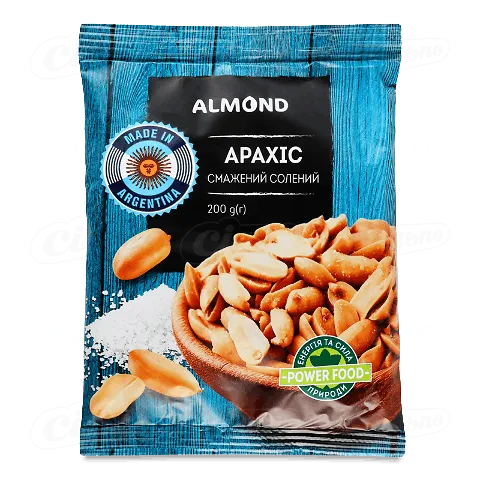 Арахіс Almond смажений солоний, 200г