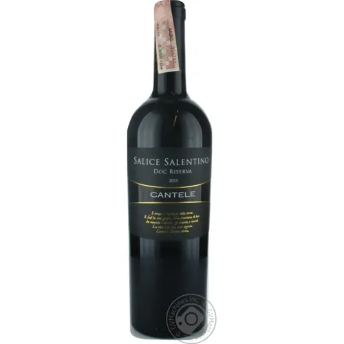 Вино Cantele Salice Salentino Riserva червоне сухе 13% 0,75л