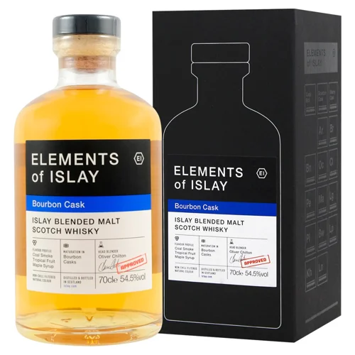 Віскі Elements of Islay Bourbon Cask 54,5% 0,7л