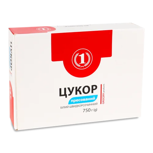 Цукор Білий Швидкорозчинний Вищого Ґатунку, к/у 750г