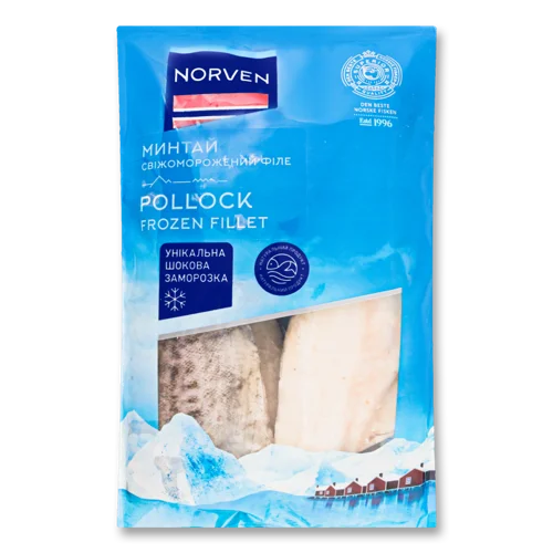 Філе Минтая Norven Середньоморське, 1 кг