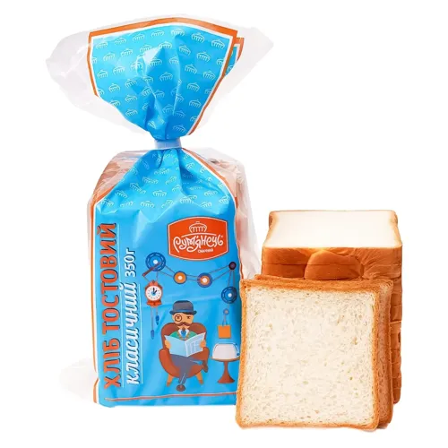 Хліб Рум'янець Тостовий нарізка 300г