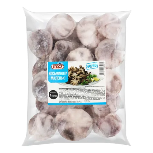 Восьминоги маленькі сиро-морожені Vici м/у 1кг