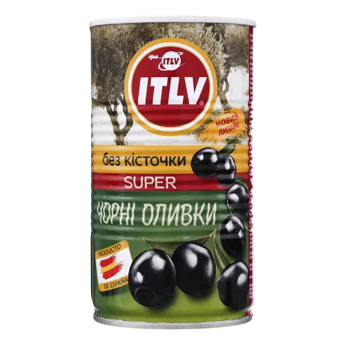 Маслини без кісточки Super ITLV з/б 350г