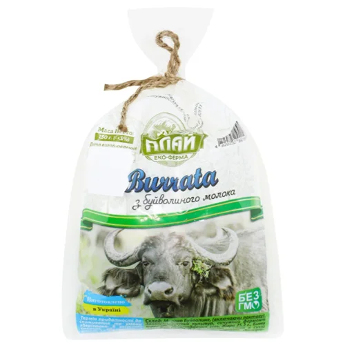 Сир Плай Burrata Di Bufalо з молока буйволиць 50% 150г