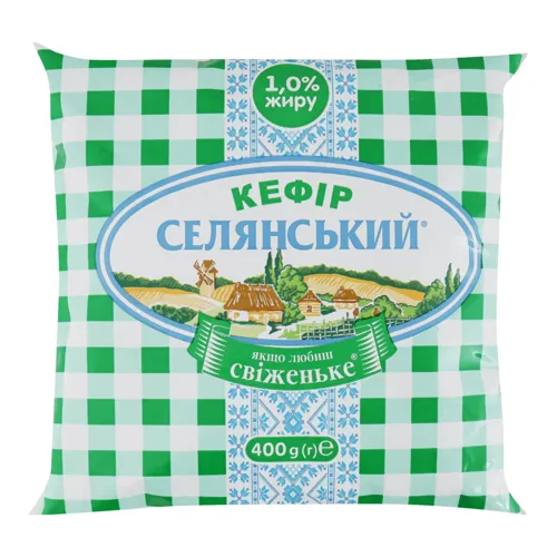 Кефір селянський 1% 400г