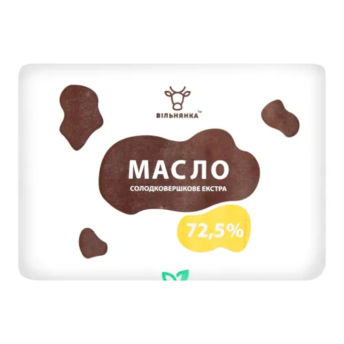 Масло 72.5% солодковершкове Селянське Вільняночка м/у 200г