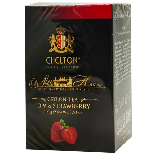 Чай чорний Chelton The Noble House з полуницею 100г