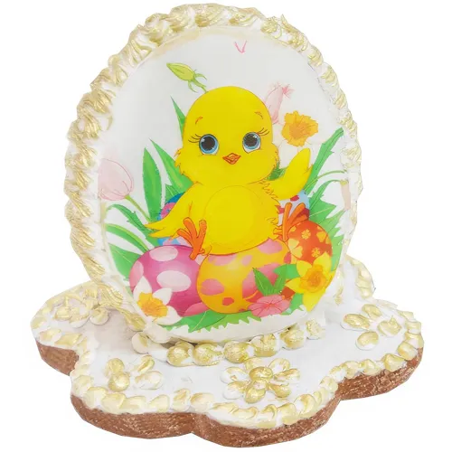 Пряник Яйце пасхальне медове на підставці 100г