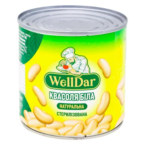 Квасоля WellDar біла 420мл