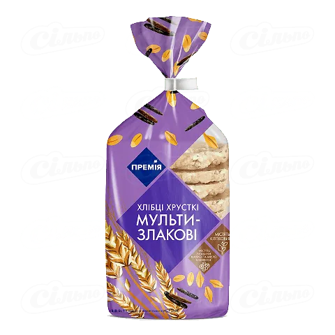 Хлібці «Премія»® рисові мультизлакові, 100г