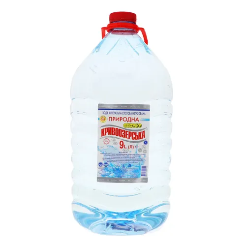 Вода мінеральна природна столова негазована Кривоозерська 9л