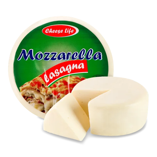 Сир Моцарела Для Лазанії Білково-Жировий Розсільний 45% Cheese Life, кг