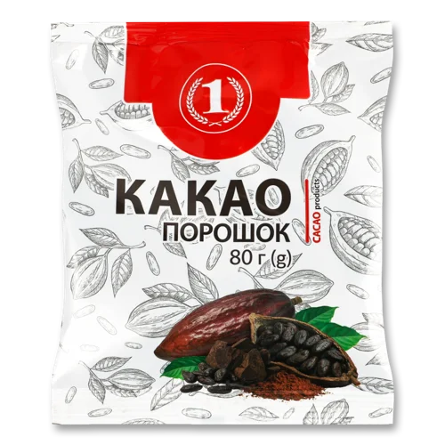 Какао-порошок В/ґ ТМ "1" 80 г