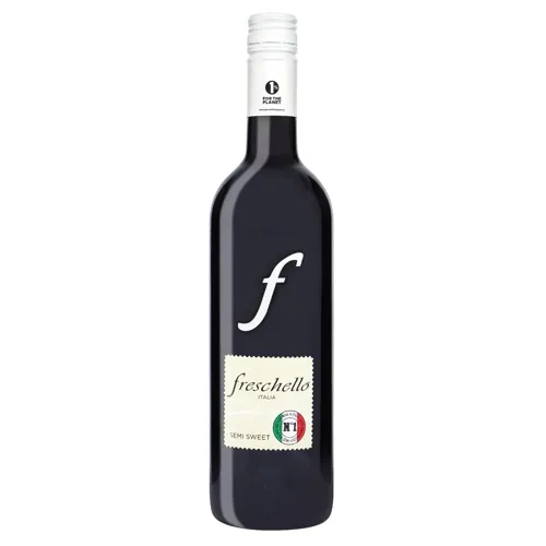 Вино Freschello Rosso червоне напівсолодке 10,5% 0,75л