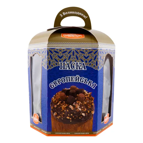 Здоба Паска Європейська Рум'янець картонна упаковка 300г