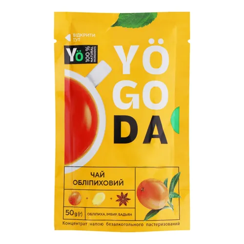 Концентрат напою безалкогольного Чай обліпиховий Yogoda д/п 50г