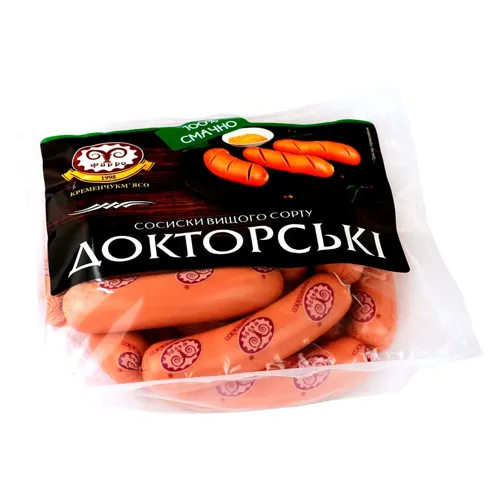 Сосиски Фарро Докторські вищого сорту