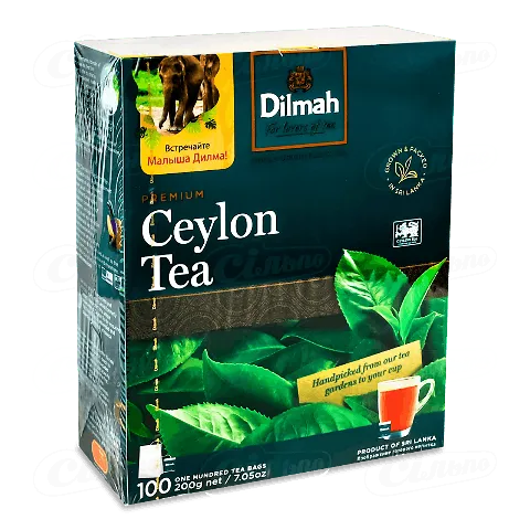Чай Dilmah Premium з ярликом, 100*2г