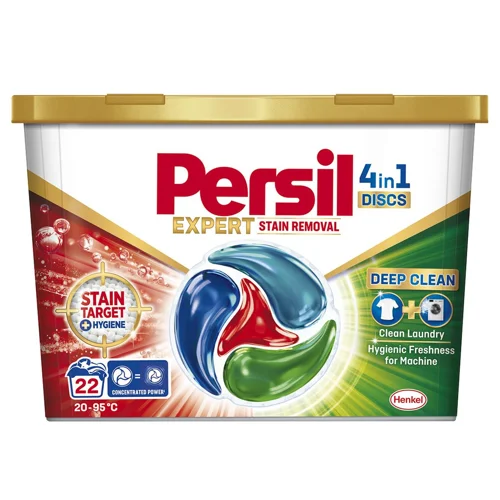 Капсули для прання Persil 4in1 Discs Expert Stain Removal Deep Clean 22шт