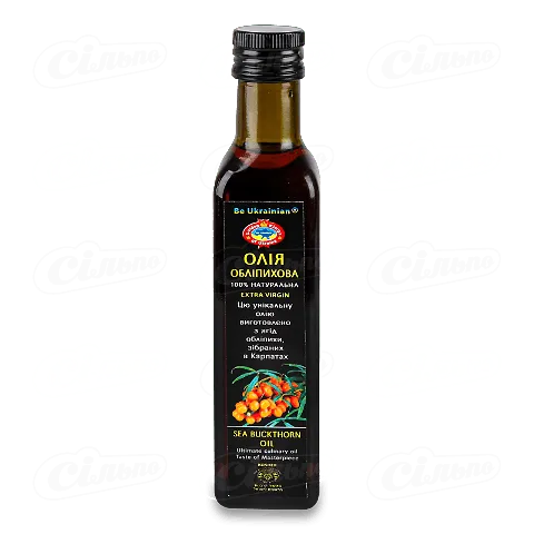 Олія обліпихова Golden Kings of Ukraine Extra Virgin, 0,24л