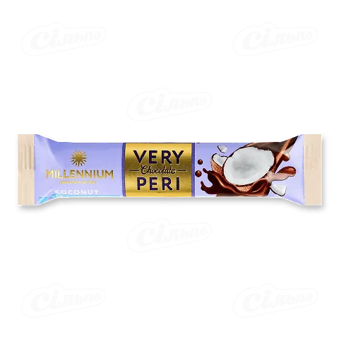 Шоколад молочний «Millennium» Very Peri з начинкою та кокосом, 34г