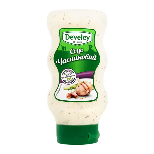 Соус Часниковий Develey п/пл 410г