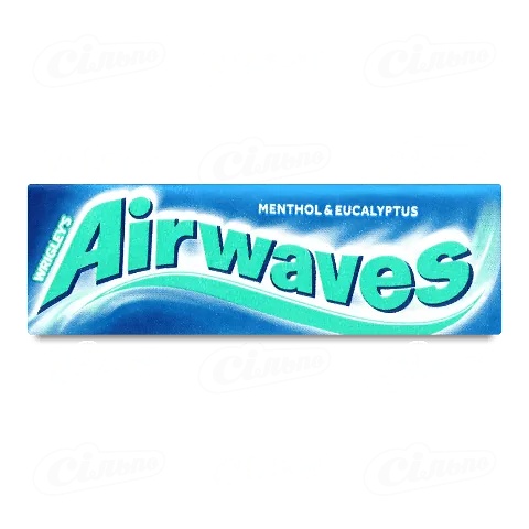 Гумка жувальна Airwaves ментол-евкаліпт, 14г