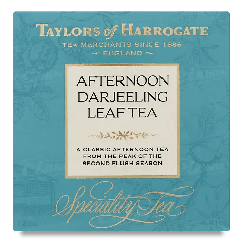 Чай чорний Taylors of Harrogate Afternoon Darjeeling, 125г