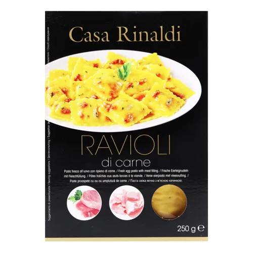 Паста яєчна свіжа з м'ясною начинкою Ravioli Casa Rinaldi к/у 250г