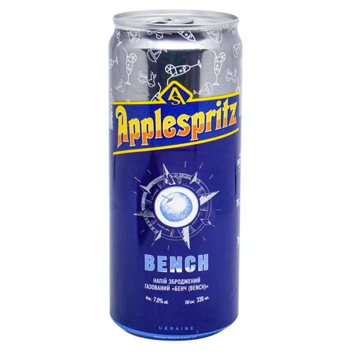 Напій зброджений AppleSpritz Bench 7% 0,33л