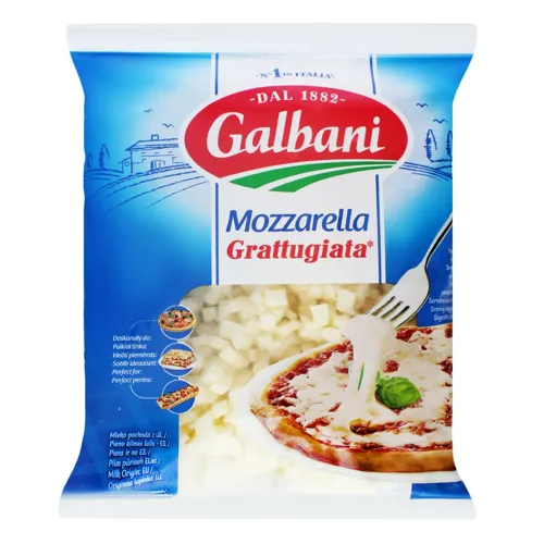 Сир 40% свіжий тертий Mozzarella Galbani м/у 150г