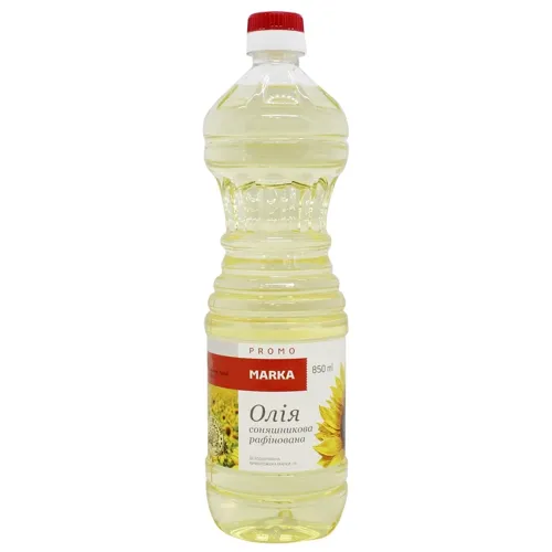 Олія соняшникова Marka Promo рафінована 850мл