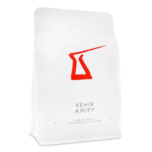 Кава Натуральна Смажена В Зернах Кенія, Аміру, Світ Кави, м/у 250г