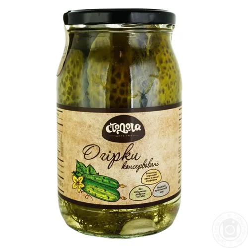 Огірки Стодола консервовані 900г