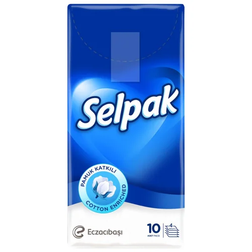 Хусточки паперові Selpak кишенькові гігієнічні 10шт