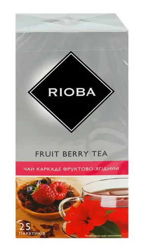 Чай фруктовий RIOBA 25 пакетів