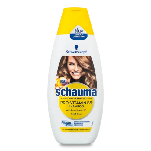 Шампунь Pro-Vitamin B5 Сила&Блиск Schauma 400мл