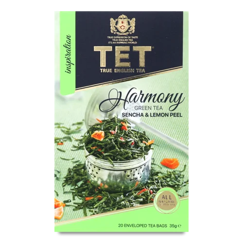 Зелений Чай Байховий Дрібнолистовий З Травами Harmony, к/у 20х1.75г