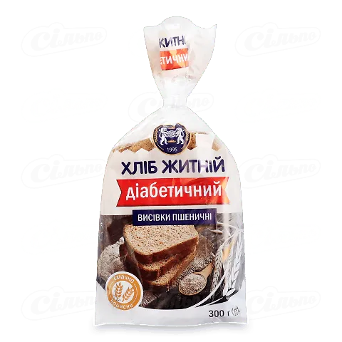Хліб Кулиничі Діабетичний житній 300г