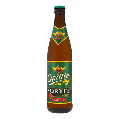 Пиво 0.5л 4.2% світле пастеризоване Koryfei Export Opillia пл