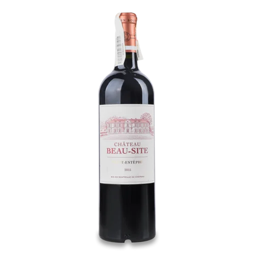 Вино Червоне Сухе 0.75л 13% Saint-Estephe Château Beau-Site, п/пл