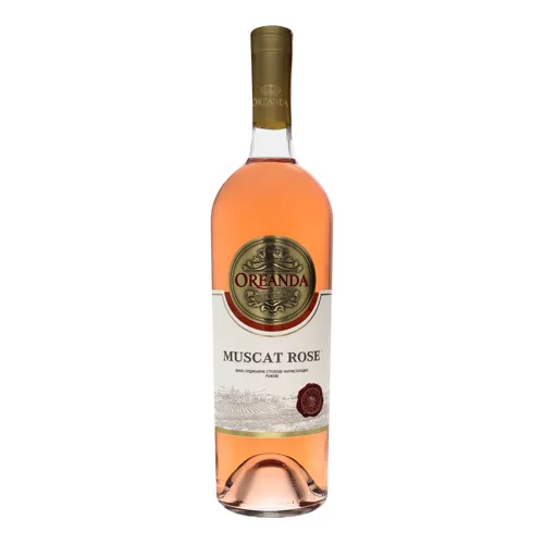 Вино 0.75л 9-13% рожеве напівсолодке ординарне столове Muscat Rose Oreanda