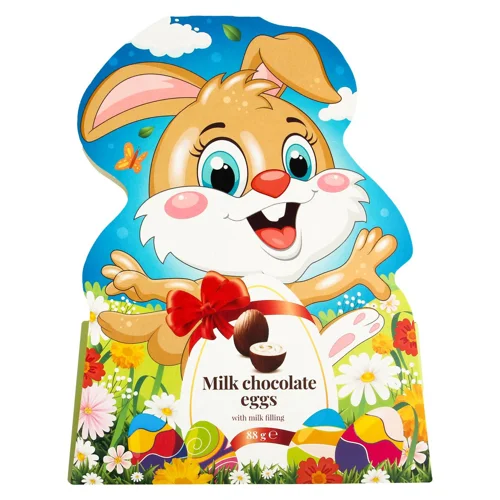 Яйця з молочного шоколаду Hibbi з молочною начинкою 88г