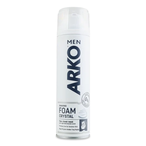 Піна Для Гоління Crystal Arko Men, Вищого Ґатунку, 200мл